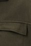 Men's Relax Fit Comfortable Cut Lumberjack Lapel Collar Double Pocket Capped Plain Khaki Winter Shirt - 5