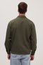 Men's Relax Fit Comfortable Cut Lumberjack Lapel Collar Double Pocket Capped Plain Khaki Winter Shirt - 6