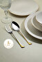 Maksi Gold Satin 12-Person 89-Piece Cutlery Set with Leather Box
