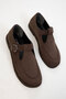 Brown Suede Women's Loafer Shoes 20945 - 4