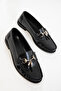 Black Open Women's Loafer Shoes 20936 - 2