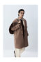 Men's Basic Synthetic Wool Coat - 5