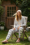 Gri Wellsoft Lama Desenli Kışlık Örme Pijama Takımı THMAW24PT00029