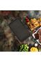 Cast Rectangular Grill Pan Cast Iron Solid Double Handle Size 26x45cm - 7