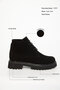 Black Suede Genuine Leather Women's Boots & Booties 19839 - 2