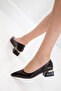 Brown Women's Classic Heeled Shoes 20987 - 5