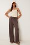 Women's Cocoa Wide Leg Modal Sweatpants Ub00361