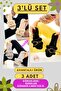3-Pack Women's Furry Slippers Daily Home Slippers Guest Dowry Bundle Bride 3-Piece Slipper Set