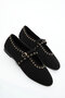 Black Suede Genuine Leather Women's Ballerinas 20995 - 2