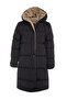 Black Regular Fit Reversible Water-Repellent Puffer Jacket TWOAW26MO00089 - 12