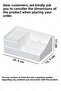 Multibox Drawer Organizer 7 Compartments Cosmetic Perfume Cream Jewelry Organizer - White - 6