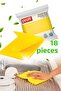 18 Pieces Yellow Cleaning Cloth Bathroom Kitchen Dust Cloth - Durable Long Lasting Car Kitchen Cloth