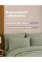 Premium Water Green Color Cotton Satin Double Duvet Cover Set Without Box - 3