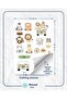 Cute Safari Animals Sticker Set 1 16 Pieces Phone, Tablet, Notebook, Laptop Sticker - 2