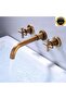 Bathroom Sink Faucet Concealed 3-Piece Set Antique New 7 Years Warranty Included Imported