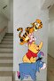 Cute Cheerful Friends Children's Room Wall Adhesive Sticker Set - 4