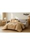Double Brown (195 X 215) Double Sided Wellsoft Luxury Quilt - 3