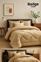 Double Brown (195 X 215) Double Sided Wellsoft Luxury Quilt - 2
