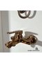 Copper Bathroom Faucet Bronze Shower Faucet Square Design Bathroom Fixture Rose Copper - 3