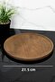 Large Size Wooden Serving Tray Plate 27.5 cm - 3
