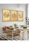 Allah Muhammad Ayetel Kursi 3 Piece Wooden Framed Painting - 3