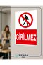 No Entry Sticker 20X28 cm - 3