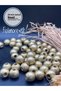 20 mm Gold Yellow Wooden Beads (50 Gr 23 Pieces) Wide Hole Diameter 7 mm Macrame Bag Bracelet Jewelry