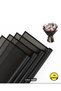 Flower Bouquet Paper - Flower Wrapping Paper - Black - Black Edged - Matte Opp 55X55 cm - 10 Pieces - 3