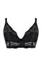 Black Lace Fixed Sponge Covered T-Shirt Bra Plus Size Bra Tbbaw26Cw00000 - 4