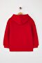 Red Girl/Boy Cotton Slogan Embroidered Thick Non-Embossed Knitted Sweatshirt Tkdaw26Sw00025 - 7