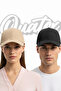 Black - Cream Sports Cap Unisex Adjustable with Velcro Back a Quality Product
