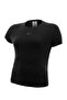RUNNING SPEEDWICK TEE Black Women's Short Sleeve T-Shirt - 2