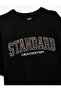 Crew Neck Half Sleeve Printed Oversize Sports T-Shirt - 5