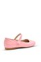 Florence Girl's Blunt Toe Pink Color Ballerina Shoes - 3