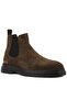 - Khaki Suede Leather Men's Chelsea Boots 102-8012-H1085 - 2