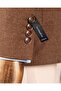 Italian Style Slim Fit Mono Collar Bag Pocket Men's Jacket Brown T10346 - 4