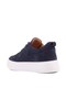 - Navy Blue Suede Men's Casual Shoes 101-7051-Gom228 - 4