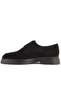 - Black Open Leather Laceless Men's Casual Shoes 101-7082-H1085 - 7