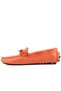 - Orange Leather Men's Loafer 101-3791-11169 - 3