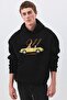 Women's 911 Art and Automobile Sweatshirt Black - 2