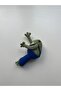 Amigurumi Frog Bag Charm, Bag Ornament Navy Bluegreen - 3