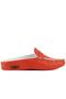 - Pomegranate Flower Color Leather Women's House Slippers 109-557-X