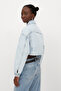 Tasseled Crop Denim Jacket C5017-L6 - 6