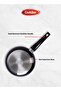 Pressed Aluminum Nonstick Fry Pan with Induction Bottom, 24cm, Black with White Dots - 6