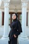 Women's Waist Pleated Detailed Suit Black - 4
