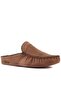 - Mink Leather House Slippers 110-547-X - 2