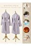 Unisex 100% Cotton Terry Bathrobe Large & Extra Large, 400 GSM, Ankle-Length with Shawl Collar - 7