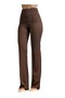Large Size Striped Crepe Fabric Trousers