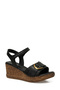 325069.Z 5Fx Black Women's Wedge Heel Sandals - 2