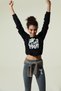 Multicolored Snoopy Striped Sweatshirt